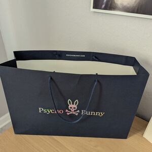 Psycho Bunny Black Gift Bag